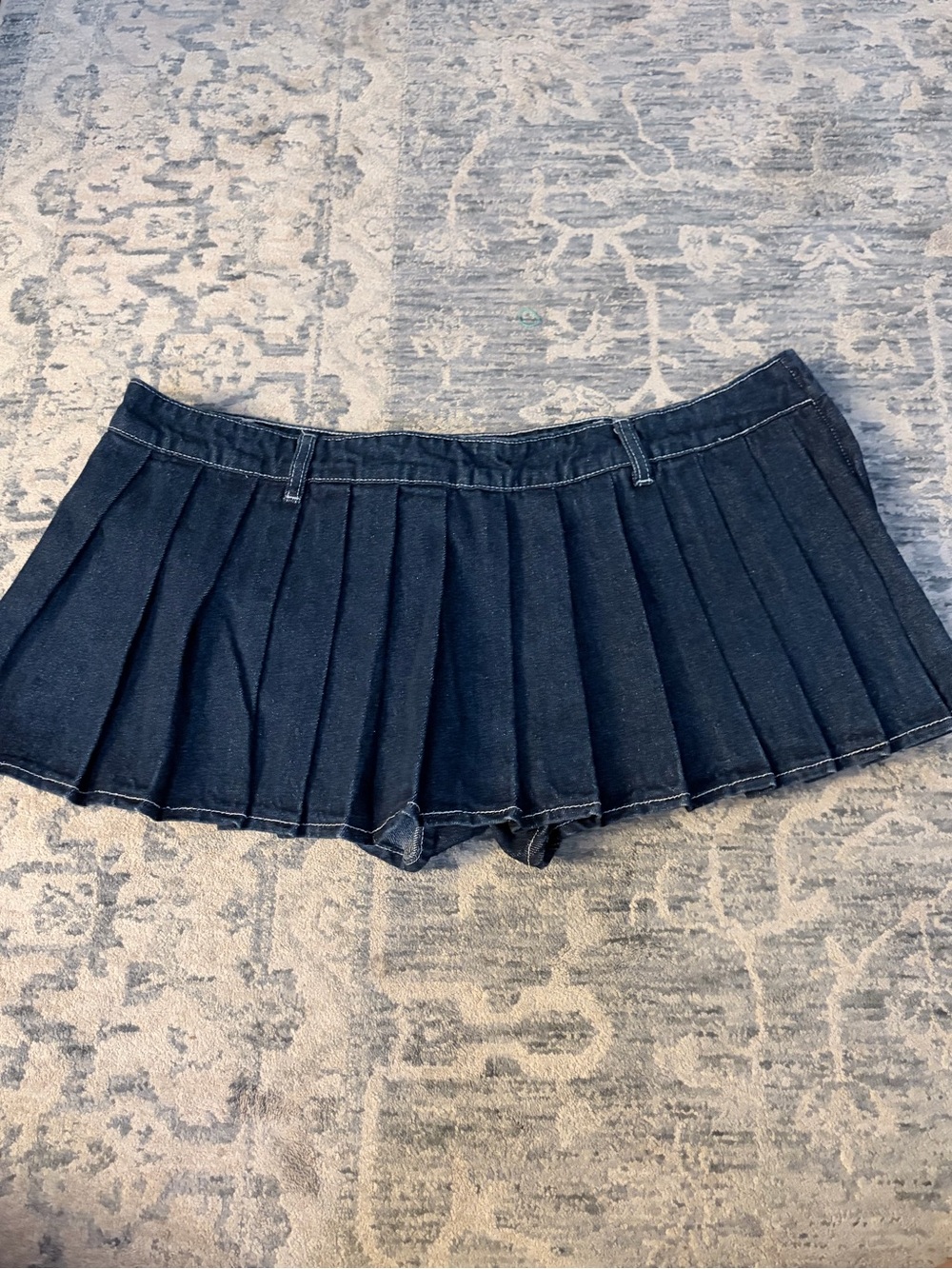 Lioness Rider Mini Skort NWT XXL Blue Denim - Picture 2 of 10